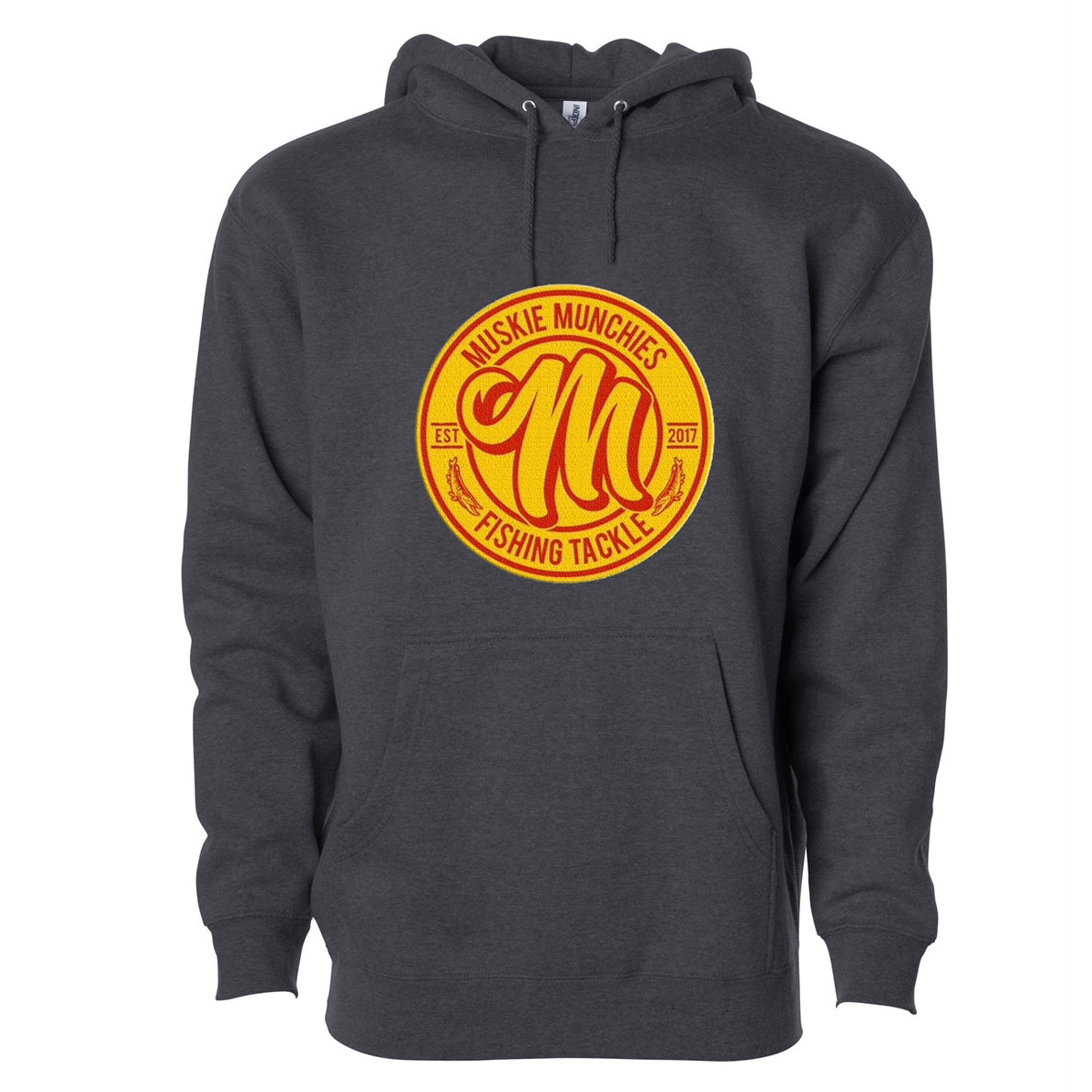Muskie Munchies Medallion Hoodie - Grey