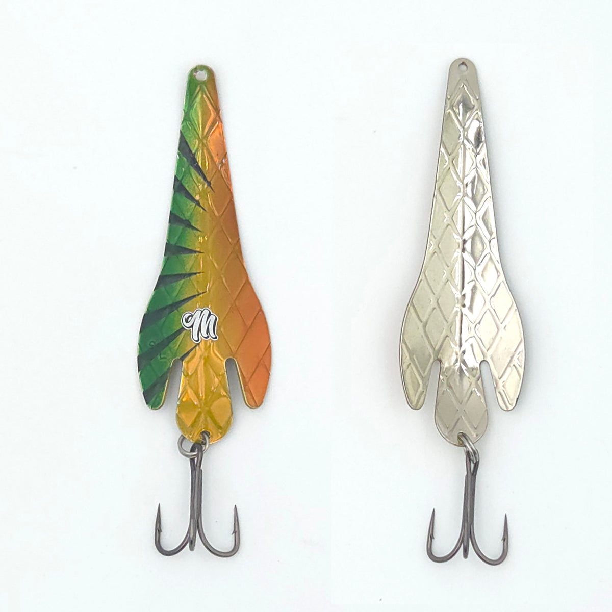 Ultra Custom Spoons - Silver Leaf - 5"