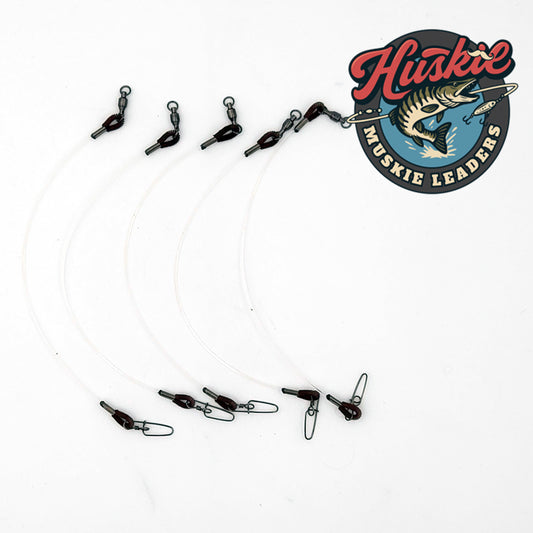 Huskie Muskie Fluorocarbon Casting Leaders - 5 PACK