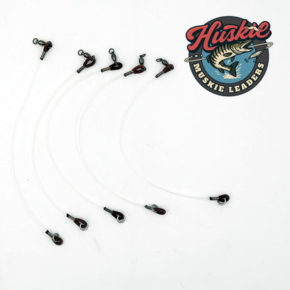 Huskie Muskie Fluorocarbon Casting Leaders - 5 PACK