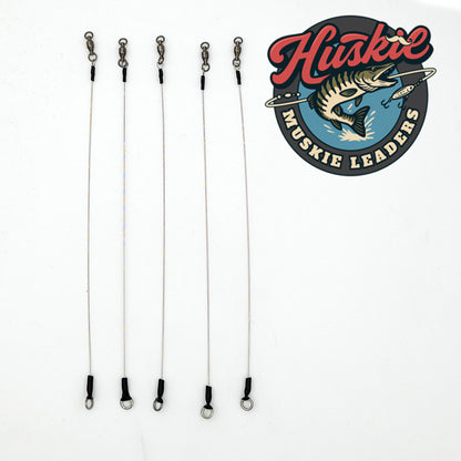 Huskie Muskie Stainless Steel Casting Leaders - 5 PACK