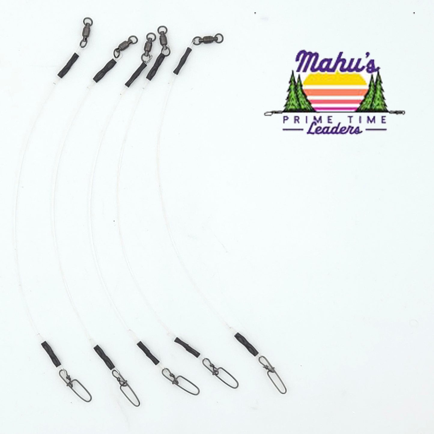Mahu's Prime Time Fluorocarbon Casting Leaders - 5 PACK
