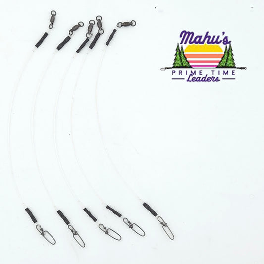Mahu's Prime Time Fluorocarbon Casting Leaders - 5 PACK