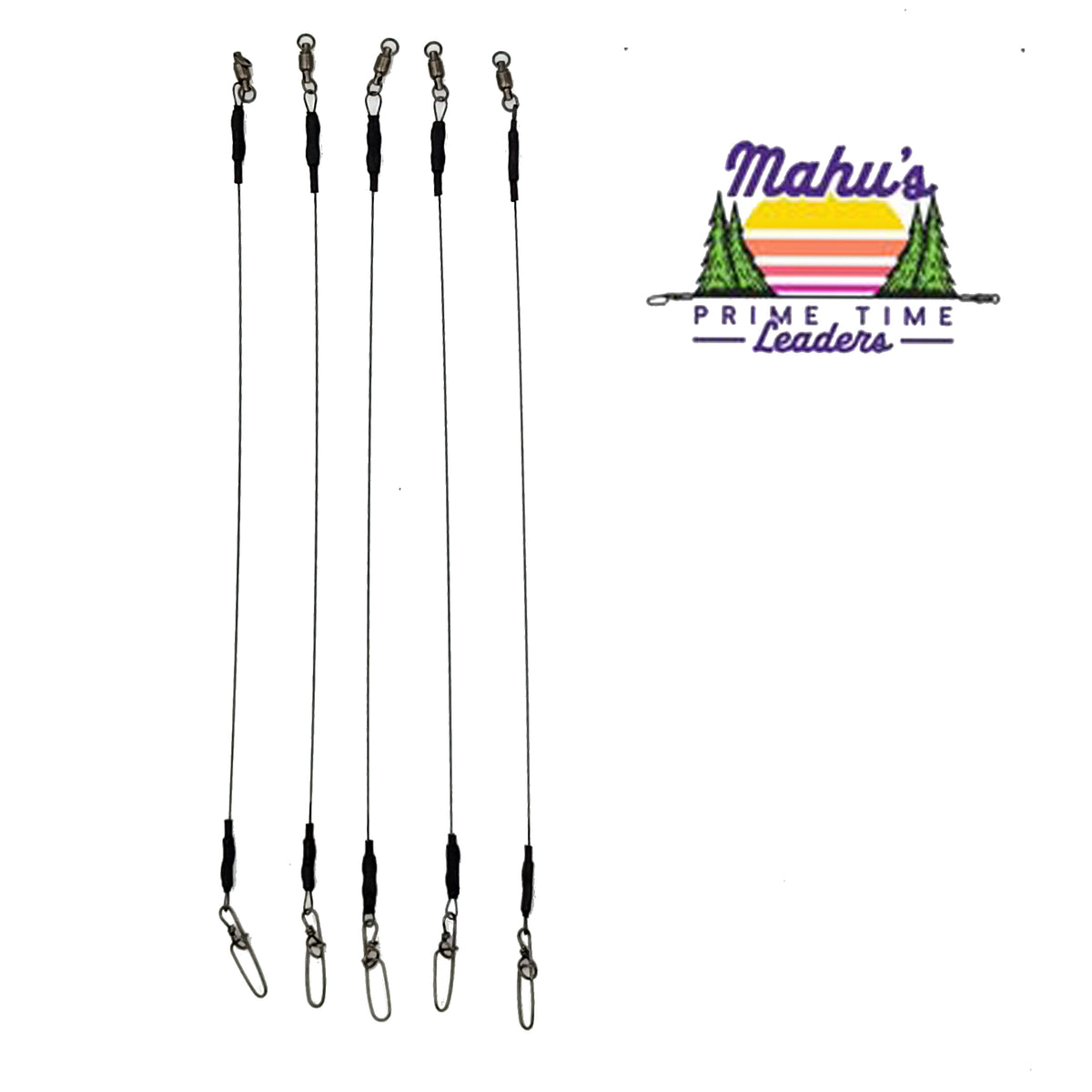Mahu's Prime Time Titanium Casting Leaders - 5 PACK