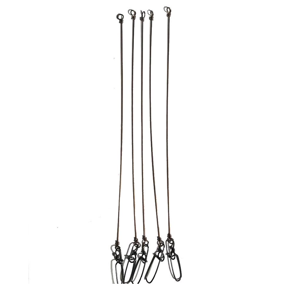 Trophy Time Stainless Steel Leaders - 5 PACK